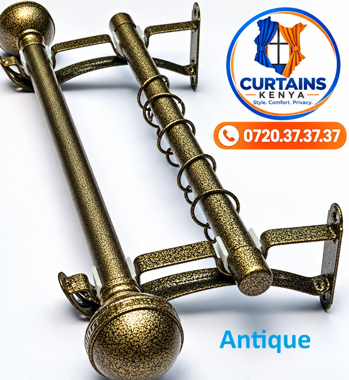 Curtain rods collection